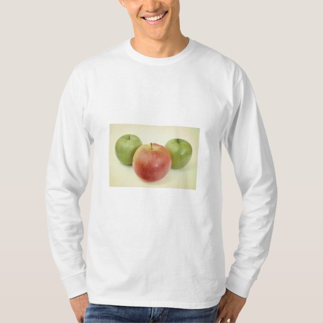 Apples Fruit Photo T-Shirt (Front)
