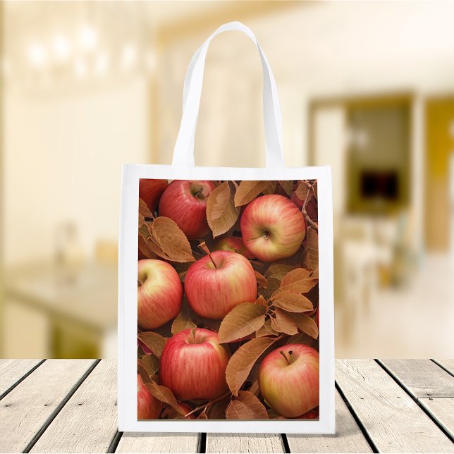 Apples Harvest Thanksgiving Grocery Bag (Creator Uploaded)