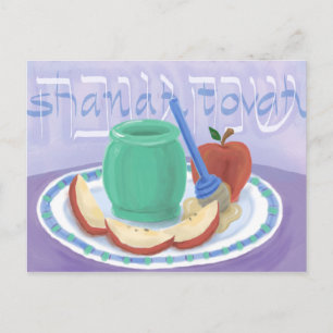Apples & Honey Rosh Hashanah Card
