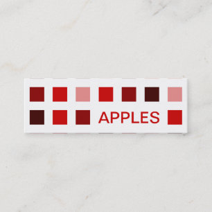 APPLES (mod squares) Mini Business Card