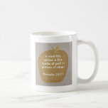Apples Of Gold In Pictures Of Silver, Mugs at Zazzle