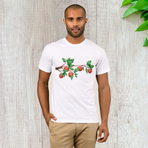 Apples On A Tree Mens T_Shirt