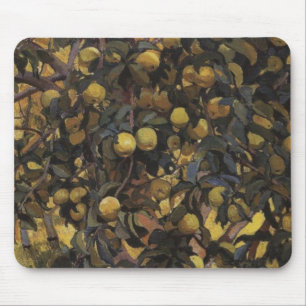 Apples on the Branches of Trees (by Serebriakova) Mouse Pad