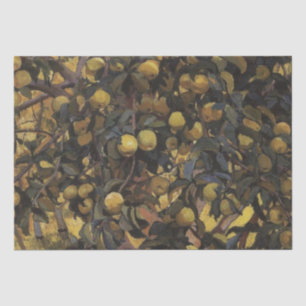 Apples on the Branches of Trees (by Serebriakova) Tissue Paper