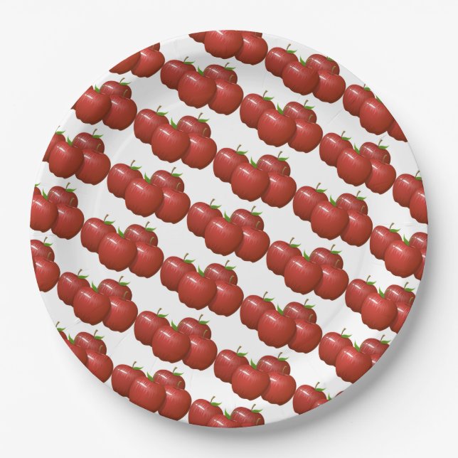 Apples Paper Plates (Front)