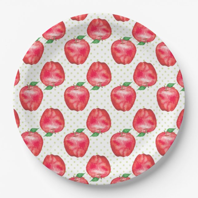 Apples Paper Plates (Front)
