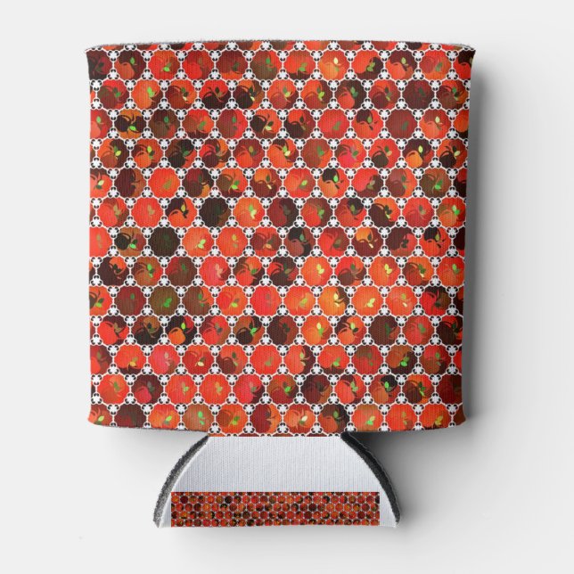 Apples Pattern artwork Can Cooler (Front)