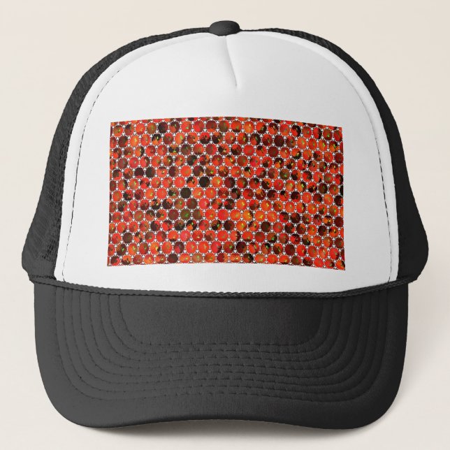 Apples Pattern artwork Trucker Hat (Front)