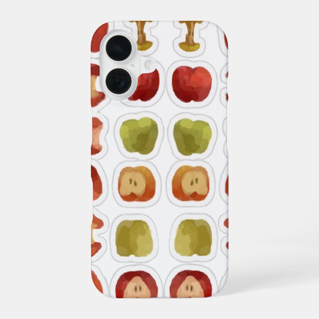 apples pattern bitten apple rotten iphone case (Back)