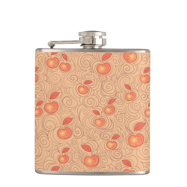 Apples Pattern Flask (Front)