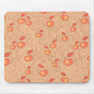Apples Pattern Mouse Pad