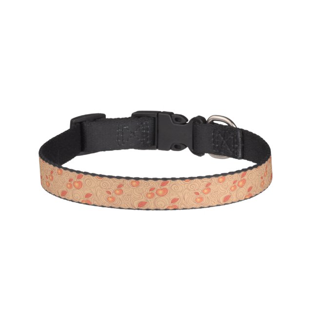 Apples Pattern Pet Collar (Front)