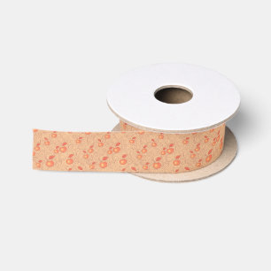 Apples Pattern Satin Ribbon