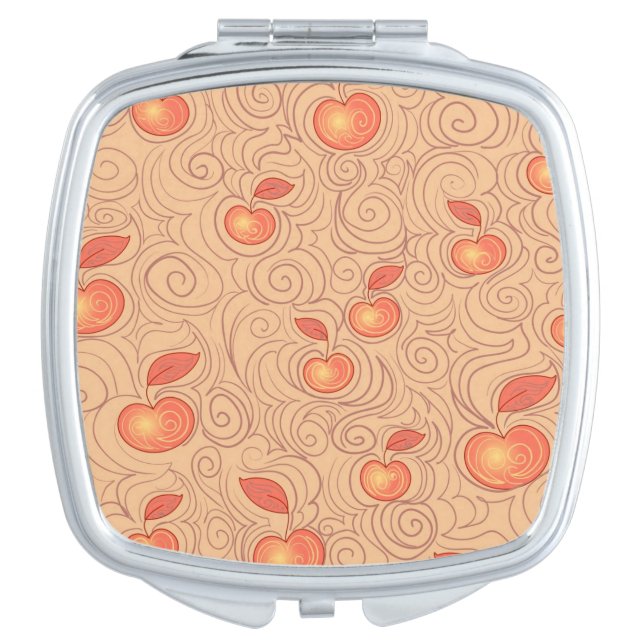 Apples Pattern Vanity Mirror (Front)