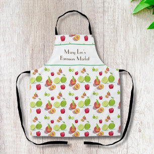 Apples, Peaches, Limes Farmers Market Apron