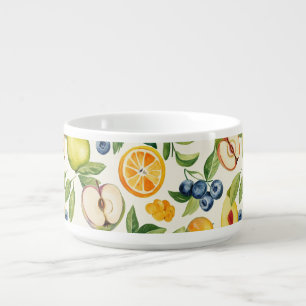 Apples Pears Blueberries Oranges Fruits Bowl