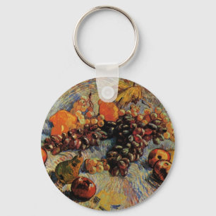 Apples, Pears, Lemons, Grapes by Vincent van Gogh Keychain