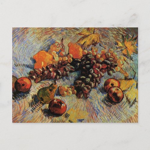 Apples Pears Lemons Grapes by Vincent van Gogh Postcard