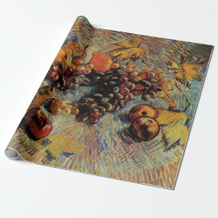 Apples, Pears, Lemons, Grapes by Vincent van Gogh Wrapping Paper