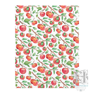 Apples Scrapbook Paper