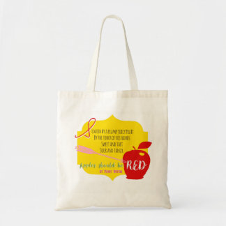 Apples Should Be Red Tote Bag