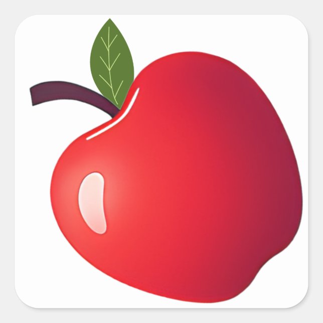 Apples!  square sticker (Front)