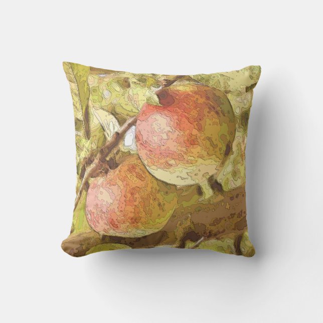 APPLES THROW PILLOW (Front)