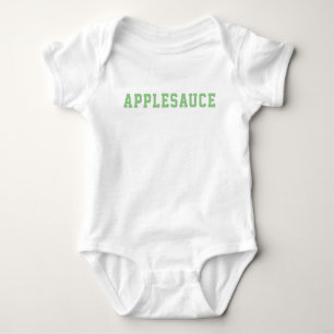 Applesauce Funny Cute Baby Bodysuit