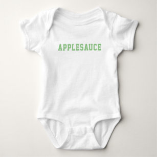 Applesauce Funny Cute  Baby Bodysuit