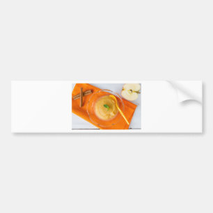 Applesauce with cinnamon and orange spoon bumper sticker