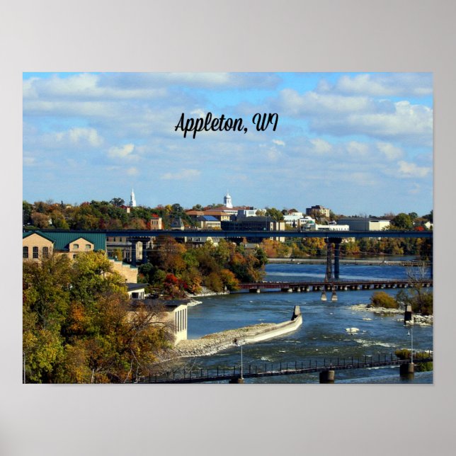 Appleton, Wisconsin landscape photograph Poster (Front)