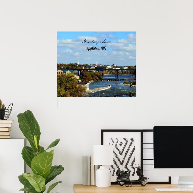 Appleton, Wisconsin landscape Poster (Home Office)