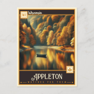 Appleton, Wisconsin Vintage Postcard