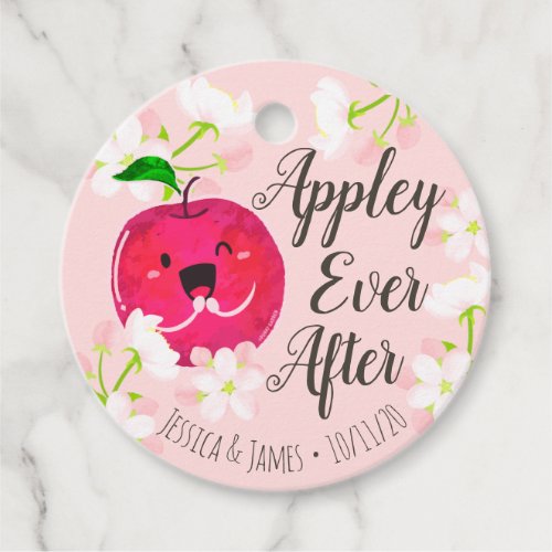 Appley Ever After _ Apple Pun Favor Tags