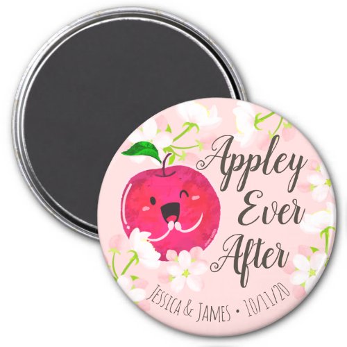 Appley Ever After _ Apple Pun Magnet