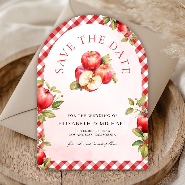 Appley Ever After Arch Photo Apple Wedding  Save The Date (Creator Uploaded)