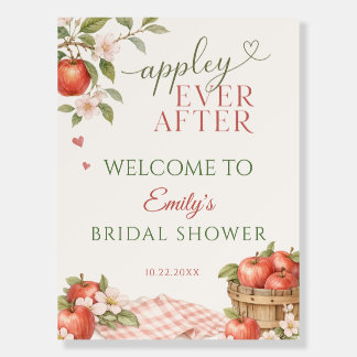 Appley EVER AFTER Bridal Shower Welcome Foam Board