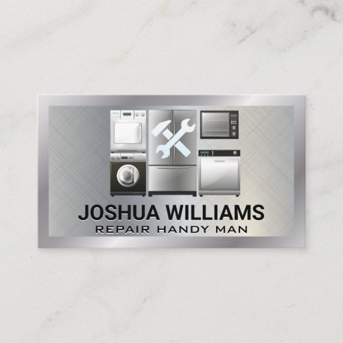 Appliance Furniture  Handyman Repair Business Card