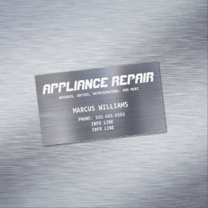 Appliance Repair Business Card Magnet