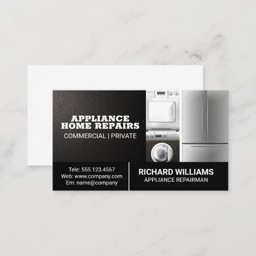 Appliance  Repair House Services Business Card