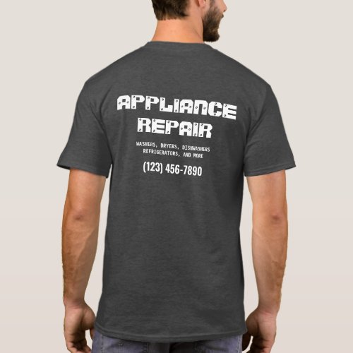 Appliance Repair Professional Advertisement T_Shirt