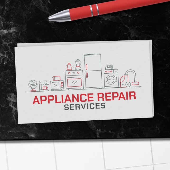 Appliance Repair - Professional Modern Business Card (Creator Uploaded)