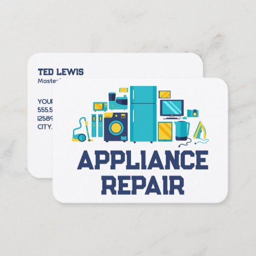 Appliance Repair QR Business Card