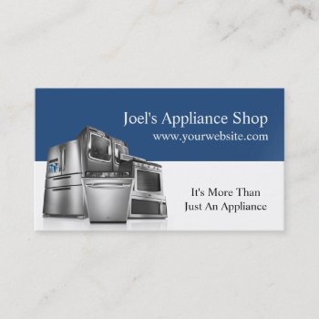 Appliance Shop  Installation  Repair Business Card by imageO at Zazzle