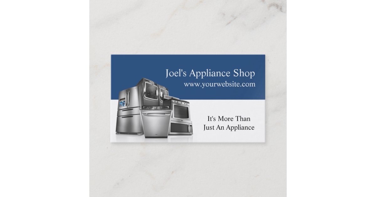 Appliance Shop Installation Repair Business Card Zazzle Com