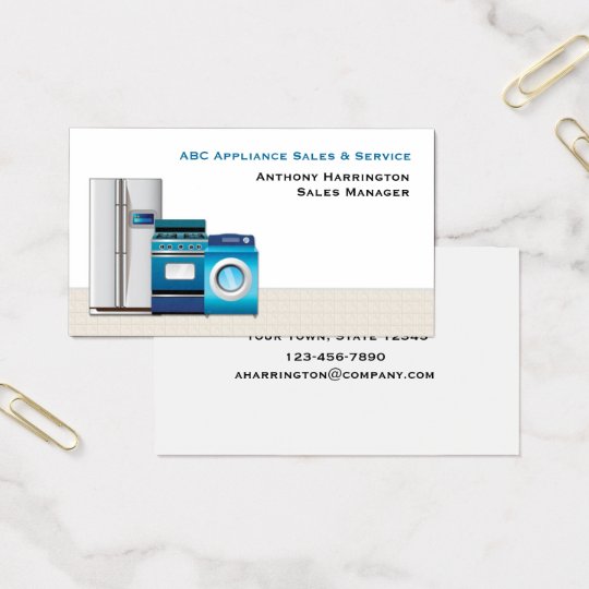 Appliances Business Card