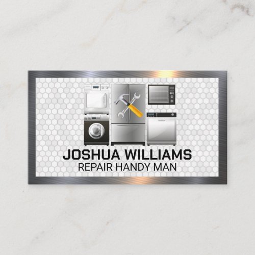 Appliances  Hammer and Wrench Business Card