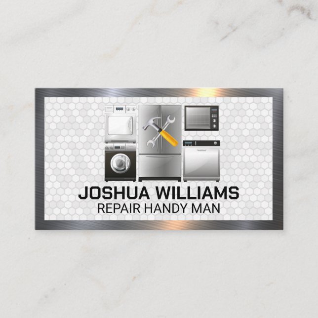 Appliances | Hammer and Wrench Business Card (Front)