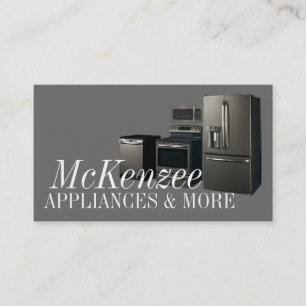 Appliances Sales Installation Repair Business Card