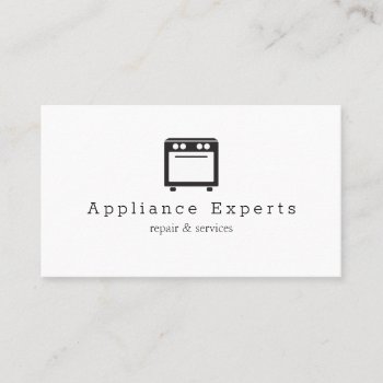 Appliances Service & Repair Business Card by olicheldesign at Zazzle